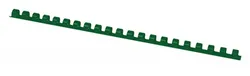 Grzbiety do bindowania OFFICE PRODUCTS, A4, 10mm (65 kartek), 100 szt., zielone