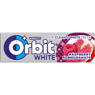 Orbit White Raspberry Pomegranate 10 drażetek 14g