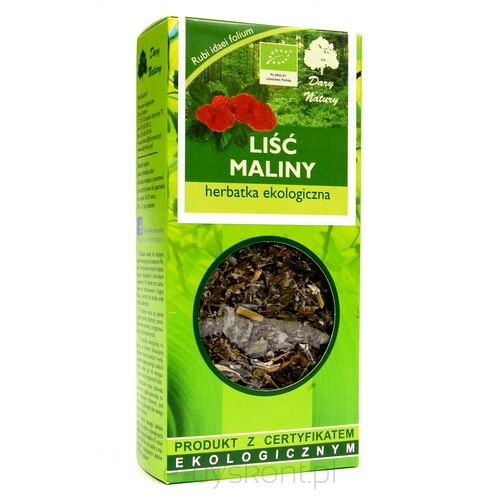 Herbatka Liść Maliny Bio 25 G - Dary Natury [BIO]