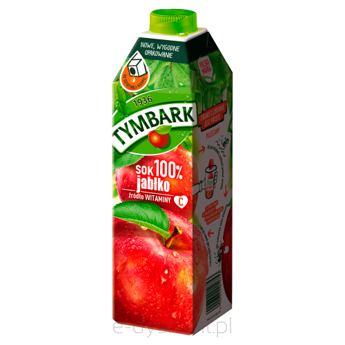 Tymbark Sok 100% Jabłko 1 L