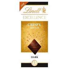 Lindt Czekolada Excellence Crispy Biscuit 100G