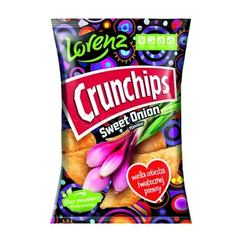 Crunchips Sweet Onion Wośp 5 130G