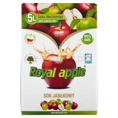 Royal Apple Sok Jabłkowy 100% 5L