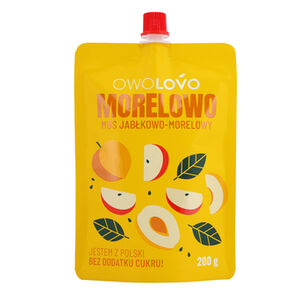 Owolovo Mus Jabłkowo-Morelowy 200G * Morelowo 