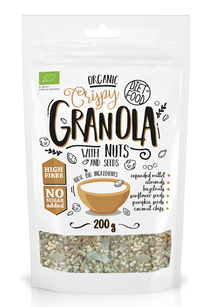 Granola Z Orzechami Laskowymi I Migdałami Bio 200 G - Diet-Food [BIO]