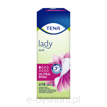 Tena Lady Wkładki Ultra Mini 14 Szt Wkładki Specjalistyczne