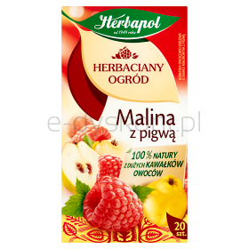Herbapol Herbaciany Ogród herbatka owocowa malina z pigwą 20 Torebek