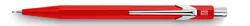 Ołówek automatyczny CARAN D'ACHE 844, 0,7mm, czerwony