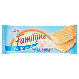 Familijne Wafle O Smaku Kokosowym 180 G