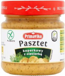 Primavika Pasztet Koperkowy Z Cieciorką 160 G
