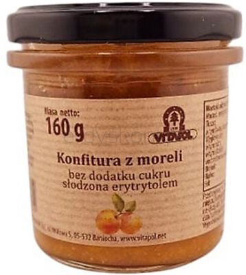 Vitapol Konfitura Z Moreli Słodzona Erytrytolem B/C 160G