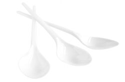 Łyżka plastikowa Office Products, 17cm, 100 szt., biała