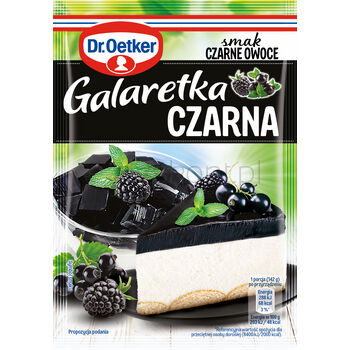 Dr.Oetker Galaretka Czarna Smak Czarne Owoce 70 G