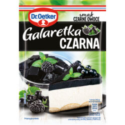 Dr.Oetker Galaretka Czarna Smak Czarne Owoce 70 G