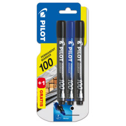 Pilot Marker Permanentny Sca-100 1X Czarny + 1X Niebieski + 1X Czarny Gratis