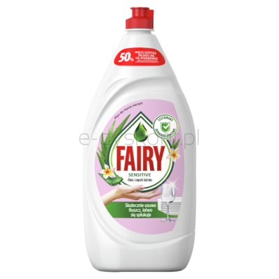 Fairy Płyn Do Mycia Naczyń Sensitive Aloes I Jaśmin 1350 Ml