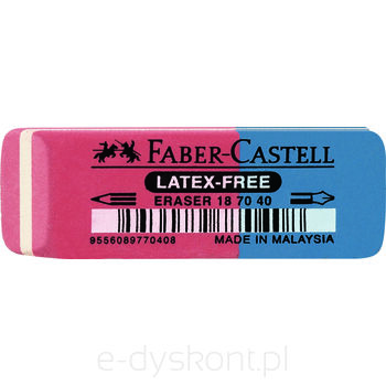 Gumka faber-castell naturalna ołówek/atrament duża 1 szt. blister