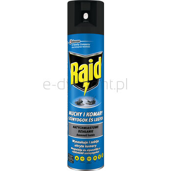 Raid Aerozol Przeciw Owadom Latającym 400Ml