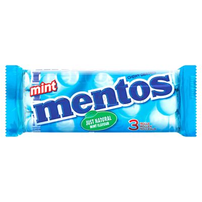 Mentos Mint 3pack 114g