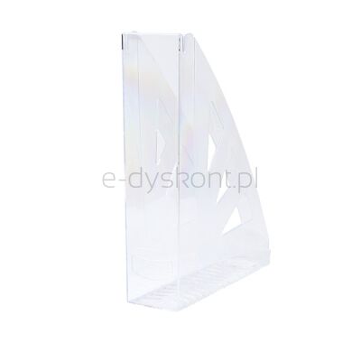 Office Products Pojemnik Na Dokumenty Ażurowy, A4, Transparentny