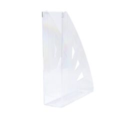 Office Products Pojemnik Na Dokumenty Ażurowy, A4, Transparentny