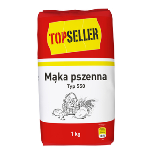 Topseller Mąka Pszenna Typ 550 1Kg