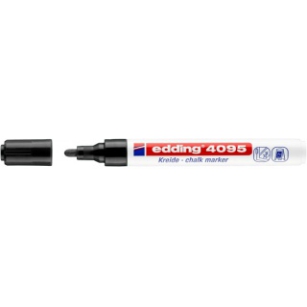 Marker kredowy e-4095 EDDING, 2-3mm, czarny