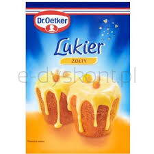 Dr.Oetker Lukier Gotowy Żółty 100 G