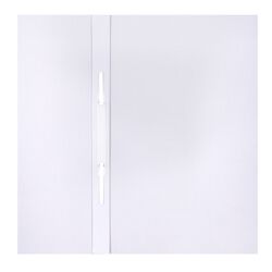 Skoroszyt zawieszkowy OFFICE PRODUCTS Budget, karton, nadruk, 1/2, A4, 250gsm, biały