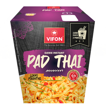 Lunch Box Pad Thai z nudlami o smaku kurczaka (lekko pikantny) 85g Vifon