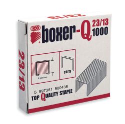ICO Boxer Zszywki 23/13, galwanizowane, 1000szt. 