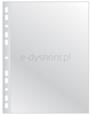 Q-Connect Koszulki Na Dokumenty Poszerzane, Pp, A4, Groszkowe, 40Mikr., 100Szt. 