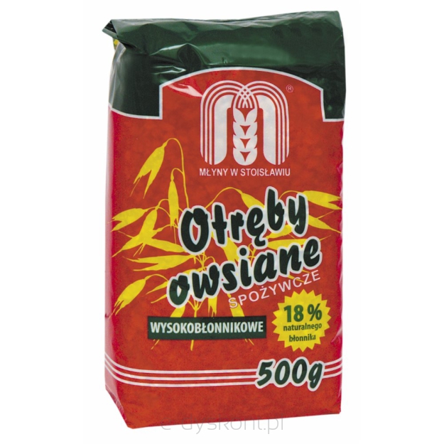 Młyny Stoisław Otręby Owsiane Spożywcze 500 G