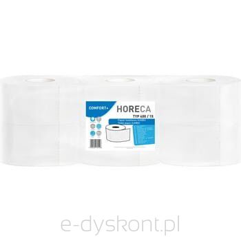 Horeca Comfort+ Papier toaletowy jumbo maxi 6 rolek 2-warstwowy