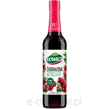 Łowicz Syrop Suplement Diety O Smaku Żurawinowym 400 Ml