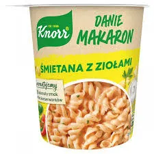 Knorr Danie Makaron Smietana Z Ziołami 59G
