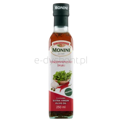 Monini Przyprawa Na Bazie Oliwy Z Oliwek Ev Śródziemnomorskie Smaki 250 Ml