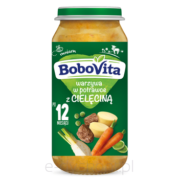 Bobovita Junior Obiadek Warzywa W Delikatnej Potrawce Z Cielęciną 250 G