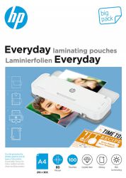 Hp Everyday folie Laminacyjnea4, 80 Mic, 100 Szt., Przezroczyste/Połysk 