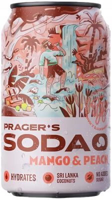 Prager'S Napój SODA mango & brzoskwinia B/C 330ml