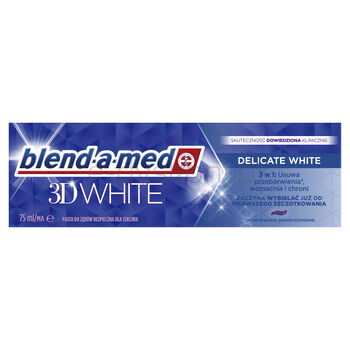 Blend-A-Med Pasta Do Zębów 3D White Delicate White 75 Ml