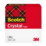 Scotch Taśma Samoprzylepna Crystal Clear (600), W Pudełku 19Mmx33M, Transparentna - 2