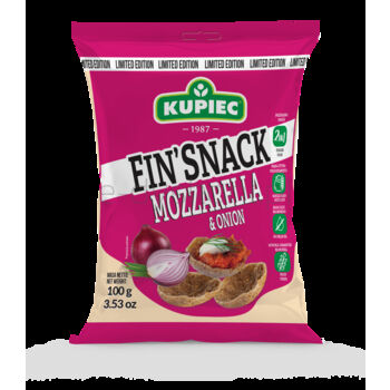 Fin'snack snaki żytnie o smaku mozzarelli i cebulki 100g