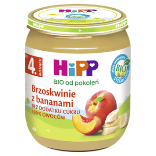 Hipp Brzoskwinie/Banan Eko 125G