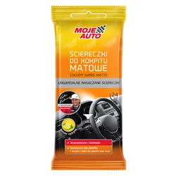 Moje Auto Nasączone Ściereczki Do Kokpitu Matowe 24Szt 