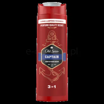 Old Spice Captain Męski Płyn Do Kąpieli, Żel Pod Prysznic I Szampon 3 W 1 400Ml