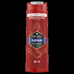 Old Spice Captain Męski Płyn Do Kąpieli, Żel Pod Prysznic I Szampon 3 W 1 400Ml