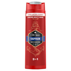 Old Spice Męski Płyn Do Kąpieli Żel Pod Prysznic I Szampon 3 W 1 Captain 400Ml