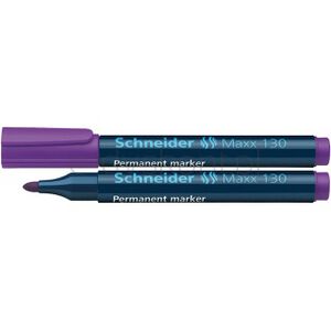 Schneider Marker permanentny Maxx 130, okrągły, 1-3mm, fioletowy