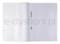 Office Products Skoroszyt, Pp, A4, Miękki, 100/170Mikr., Wpinany, Biały - 2